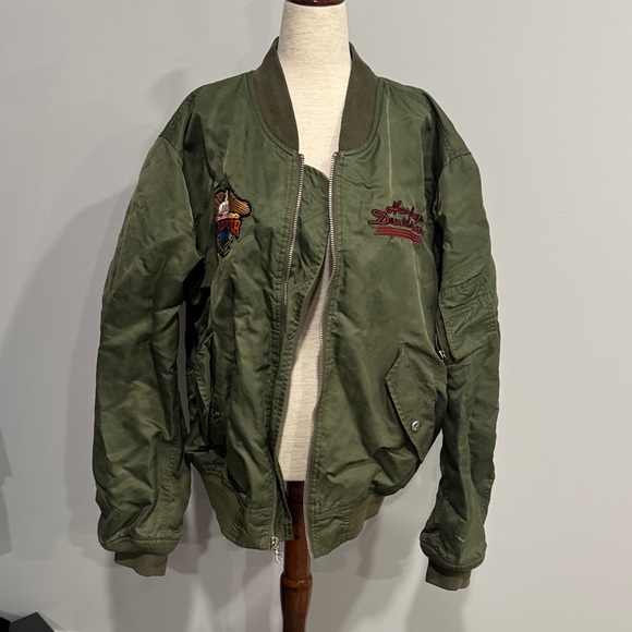 Harley-Davidson Other - Harley Davidson Men's Green Bomber Jacket